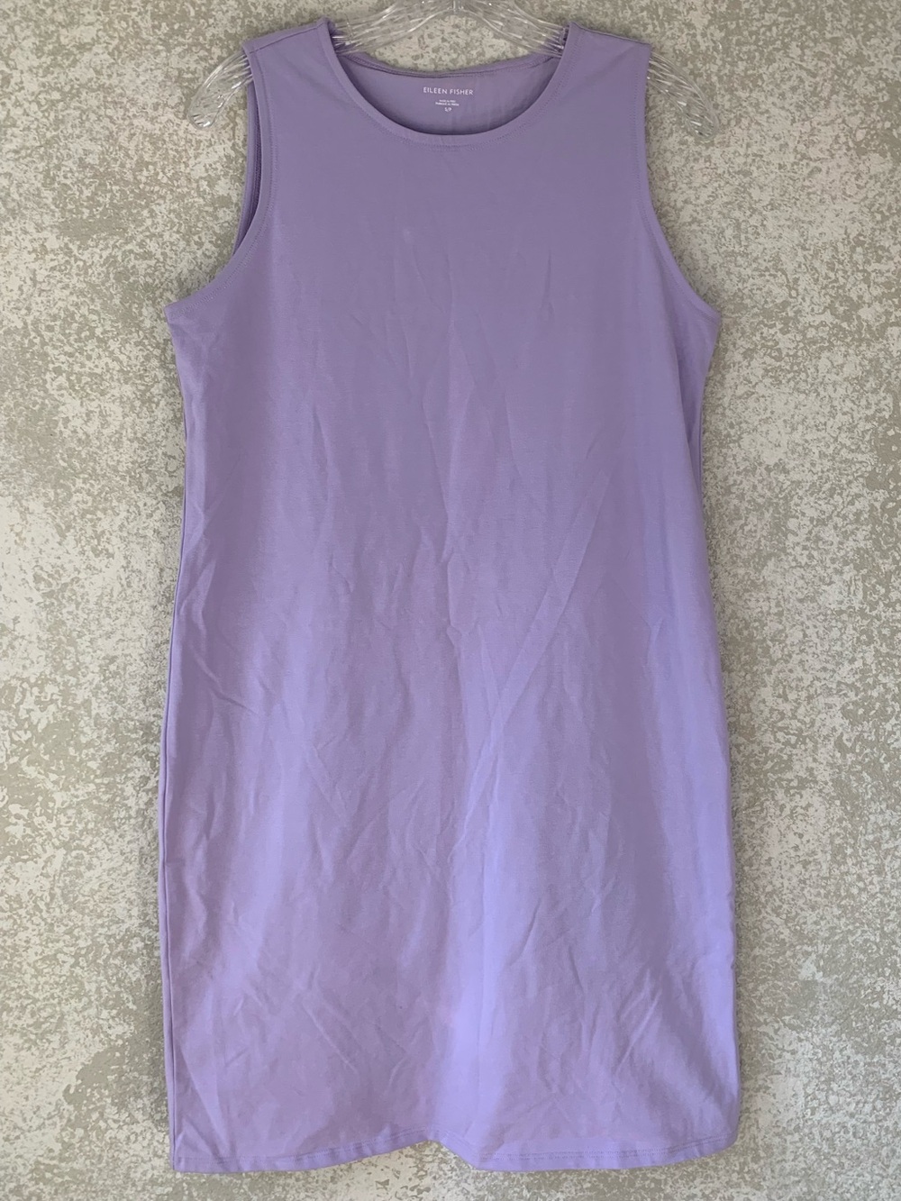 Eileen Fisher Lavender Sleeveless Shift Dress